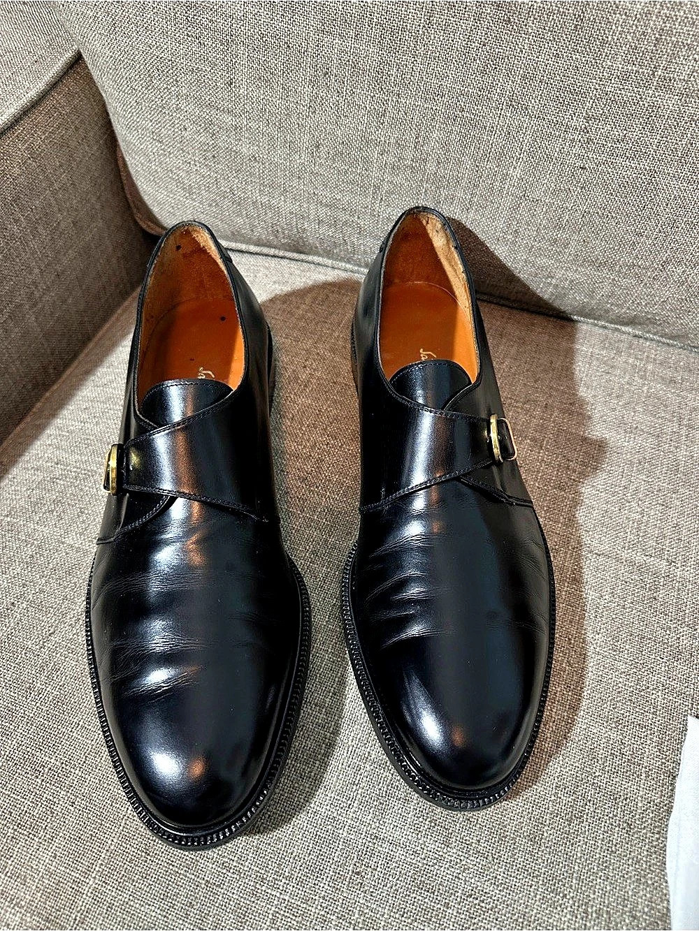 Salvatore Ferragamo Tutto Black Leather Loafers US 11.5 B